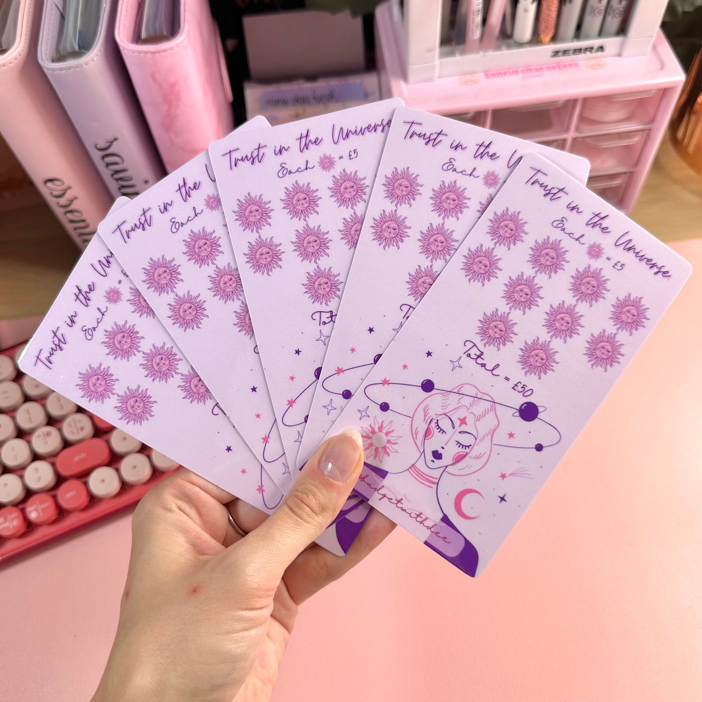 Trust in the Universe - Save £50! Laminated Savings Challenge