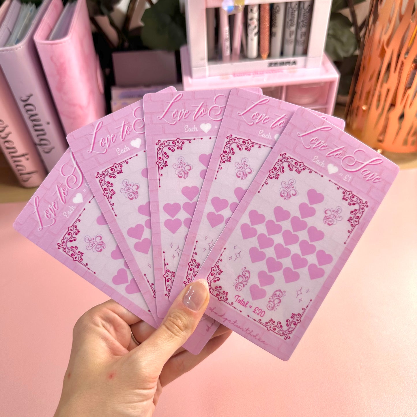 Love to Save - Save £20! Laminated Savings Challenge