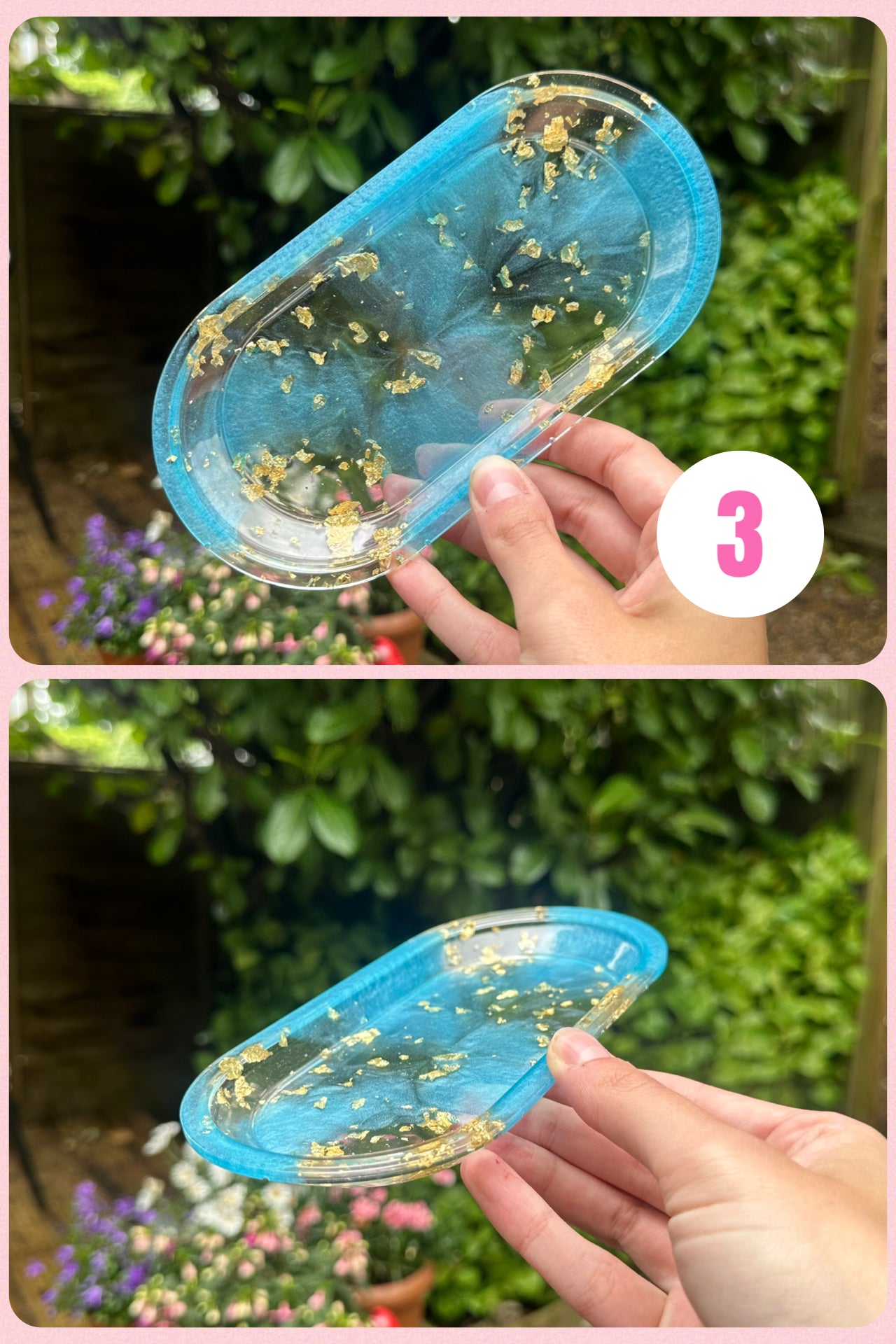 Handmade Resin Coin Tray