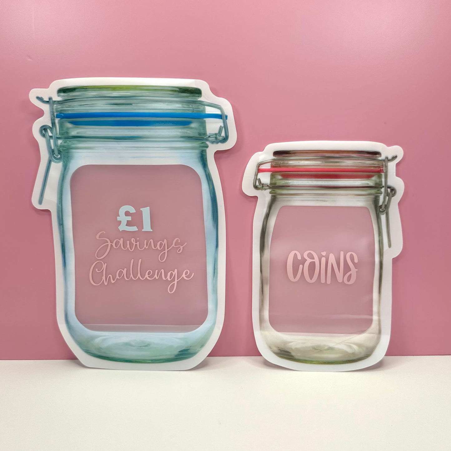 £1 Challenge Bundle with Zip Lock Money Bag!