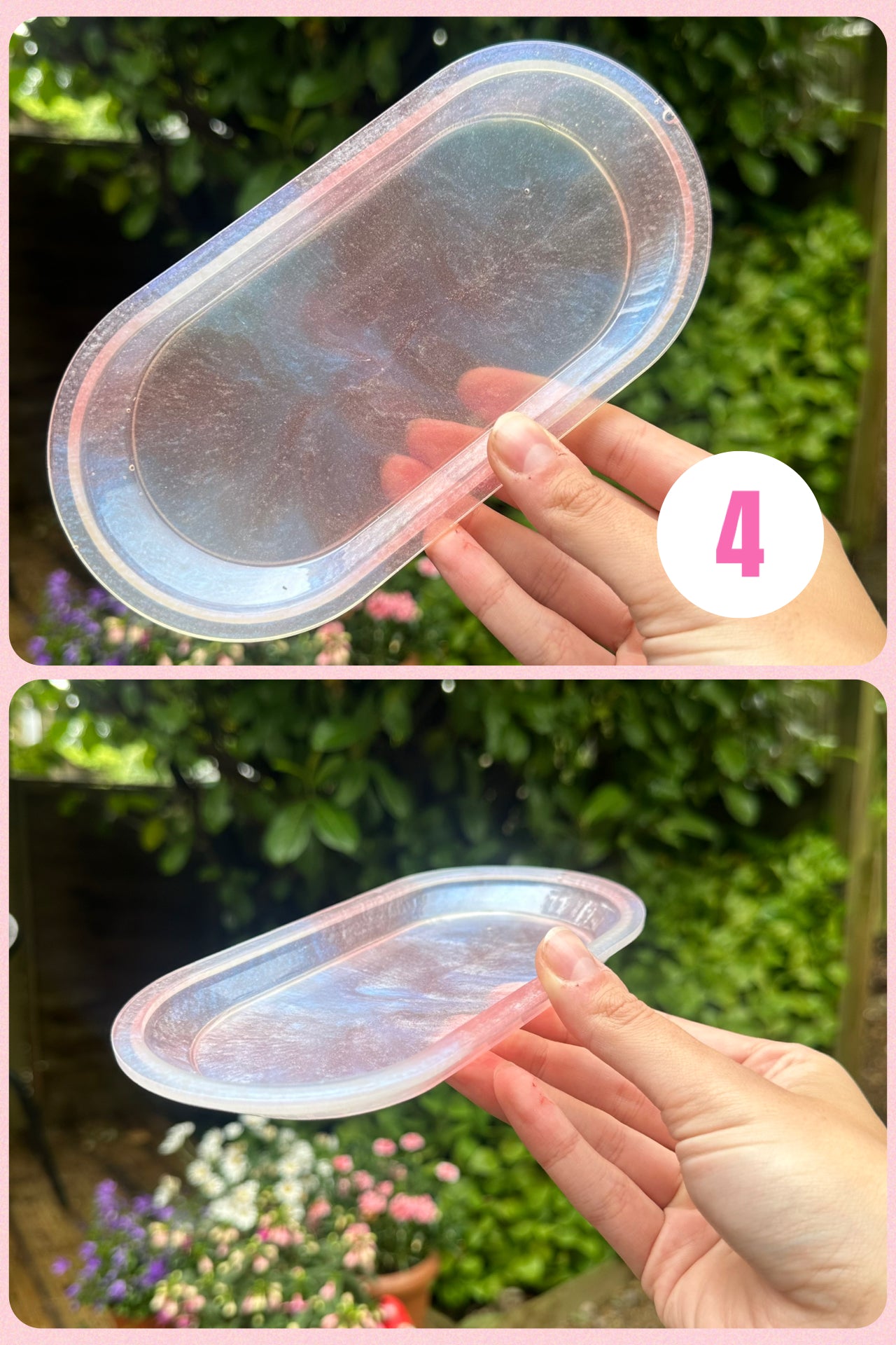 Handmade Resin Coin Tray