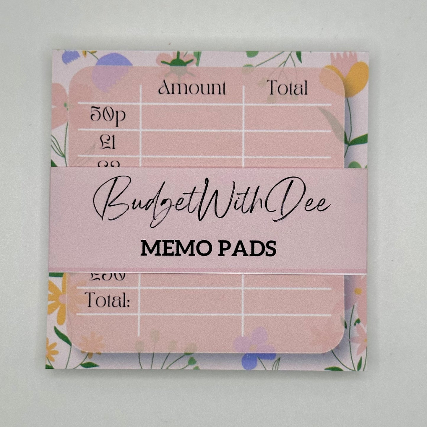 Cash Totals Tear Off Memo Pad