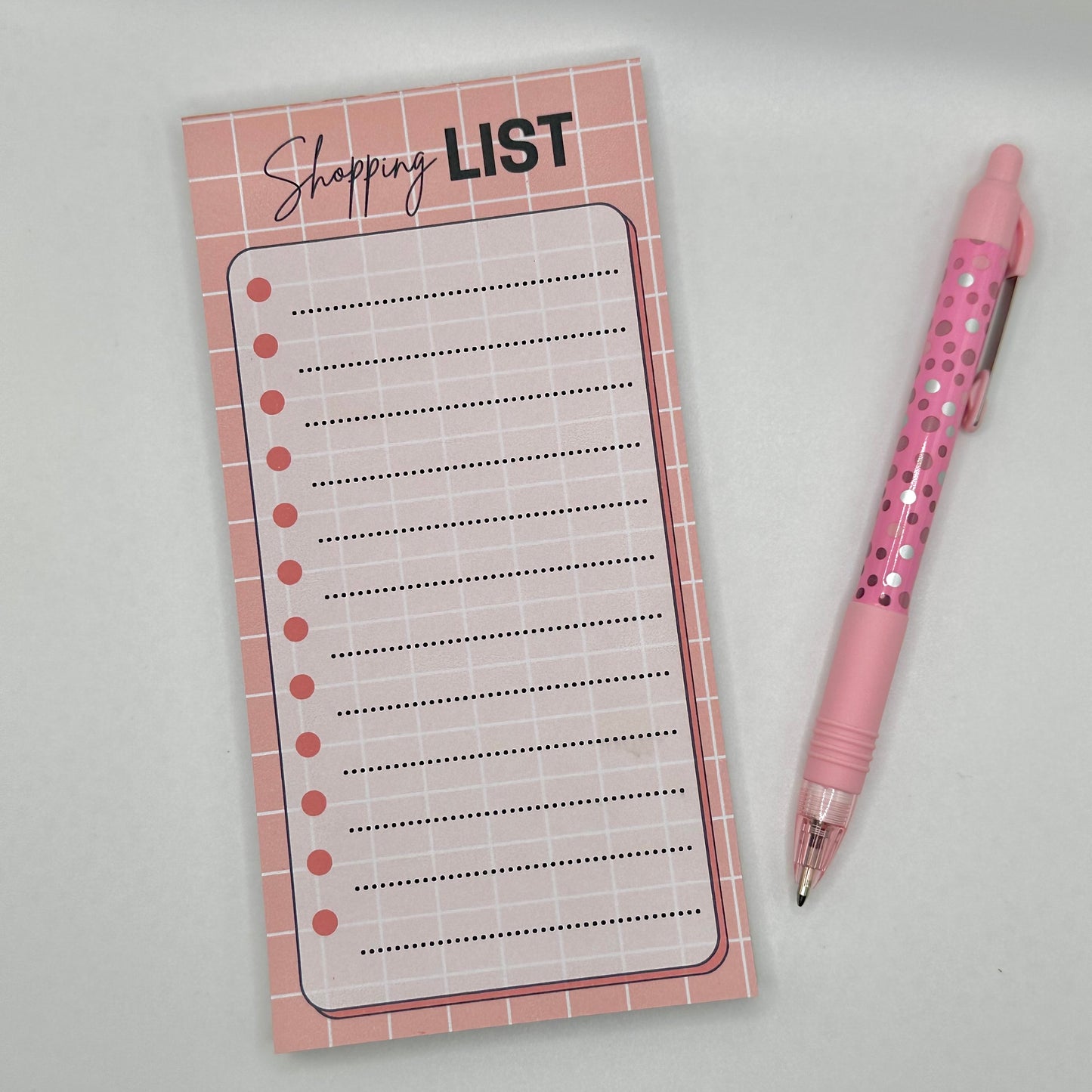 Shopping List Tear Off Notepad