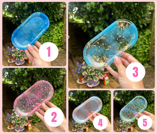 Handmade Resin Coin Tray