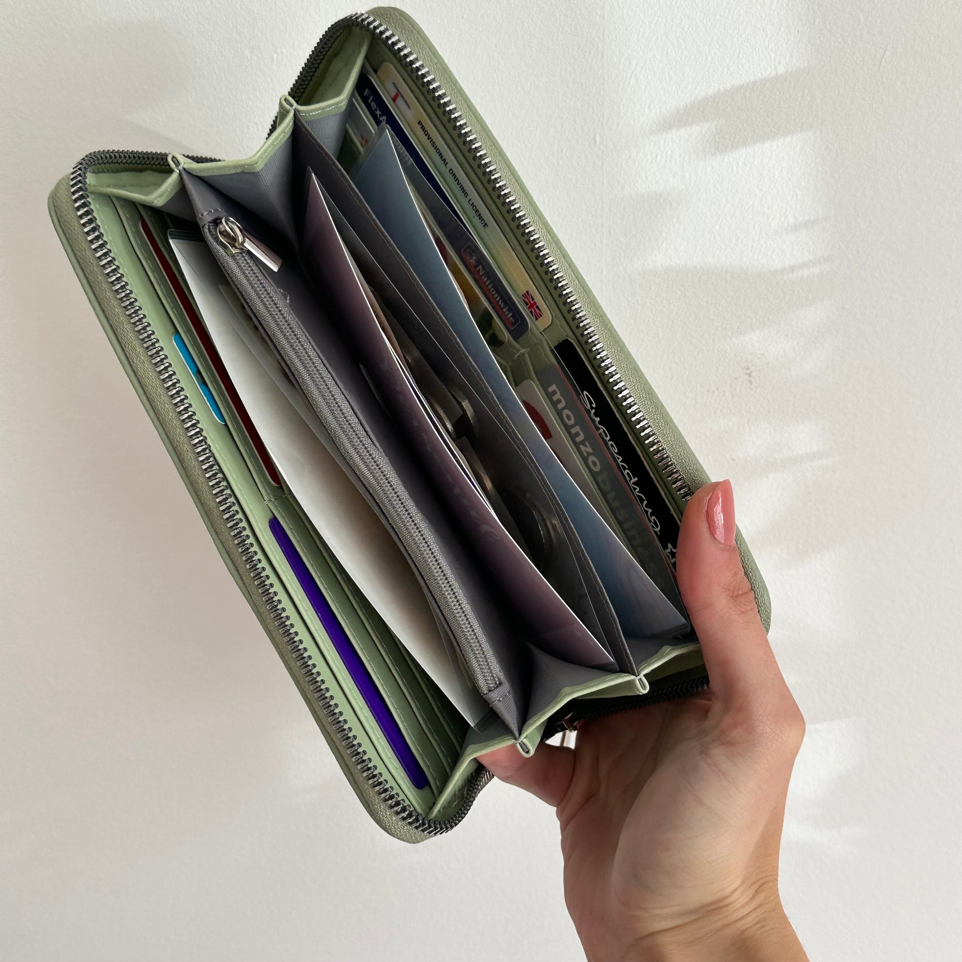 NEW CASH STUFFING IN NEW CASH WALLETS