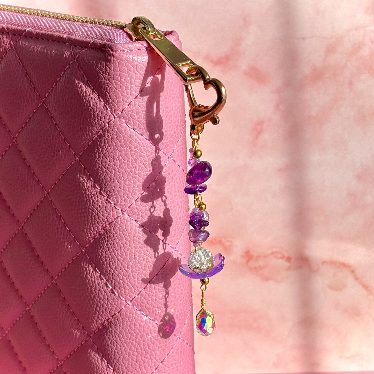 Divine Intuition - Amethyst abundance charm