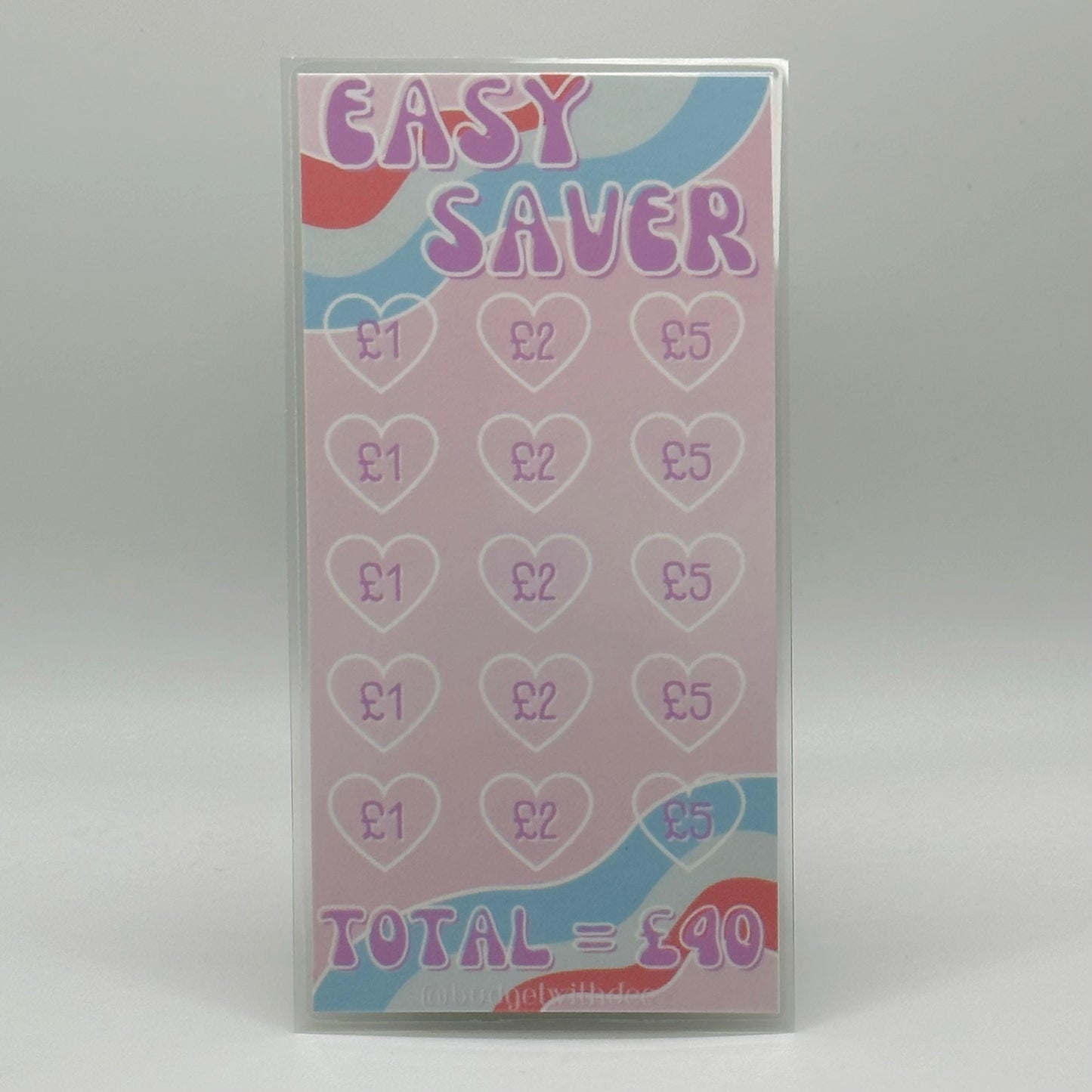 Easy Saver - Save £40! Laminated Savings Tracker