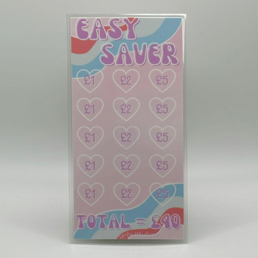 Easy Saver - Save £40! Laminated Savings Tracker