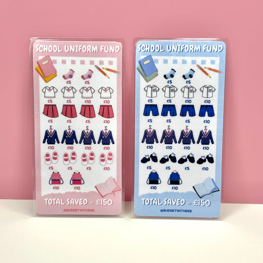 School Uniform Fund - Laminated Savings Challenge Tracker