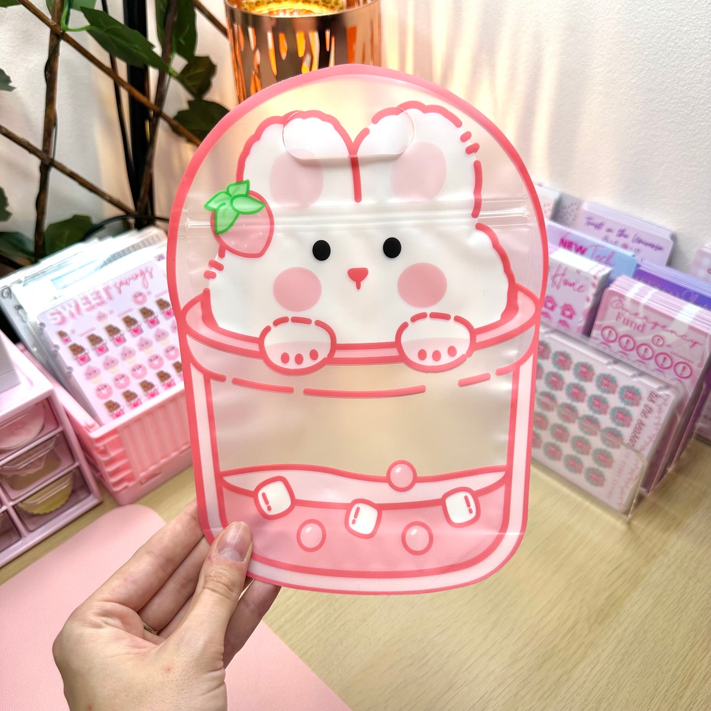 Cute Boba - Large Coin Pouch