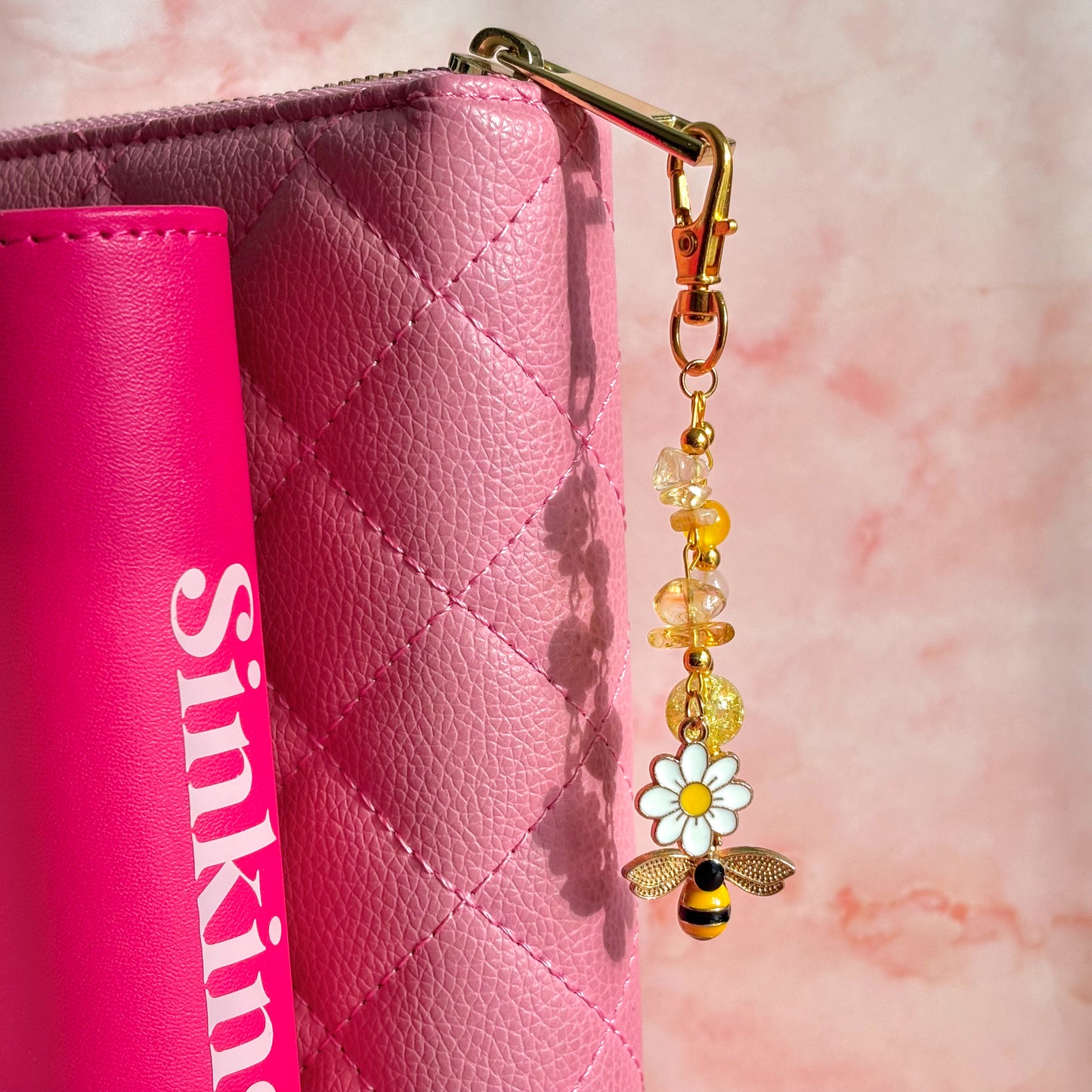 Busy Bee Blessings - Citrine abundance charm