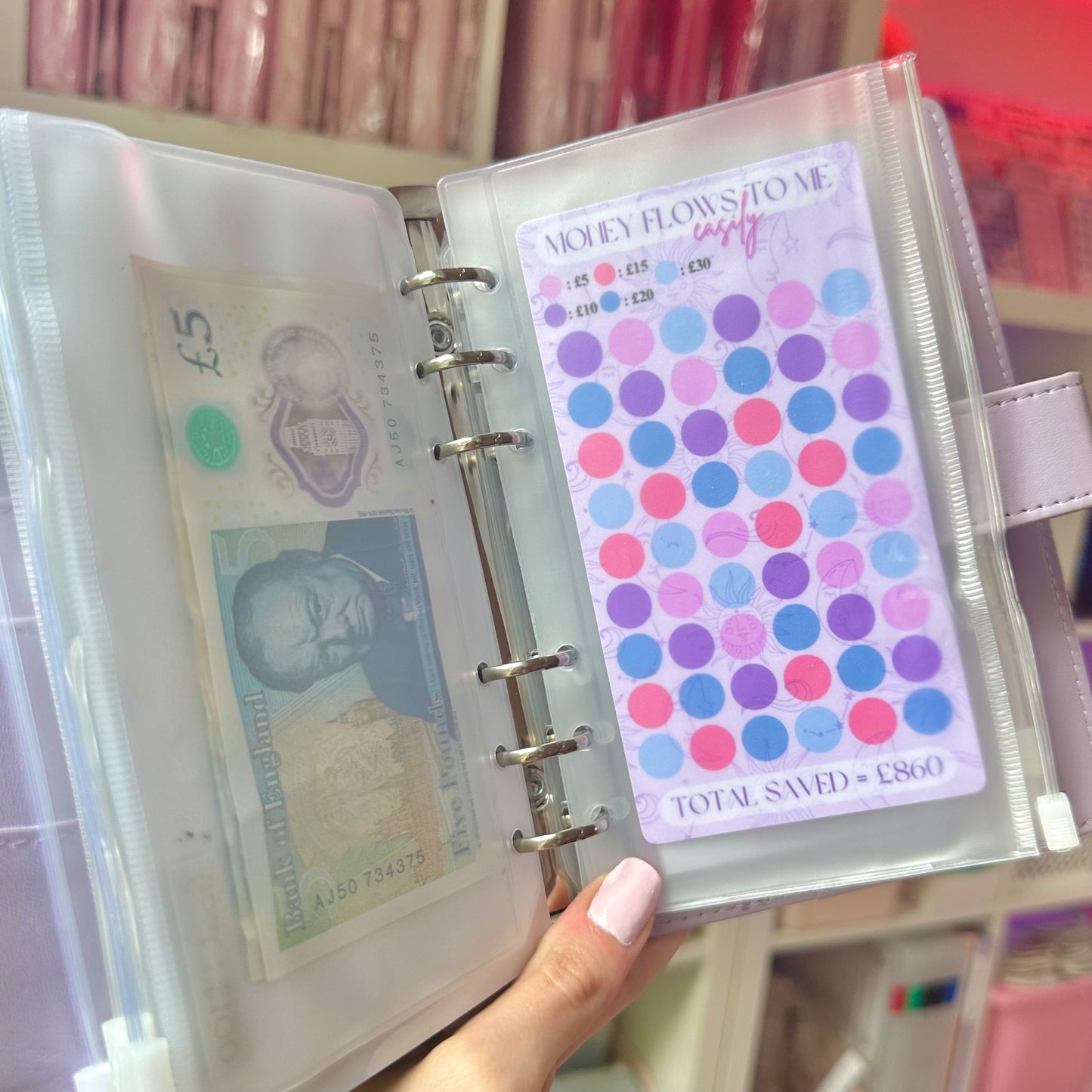 Money Flows To Me Easily - Save £860! Affirmation Savings Challenge