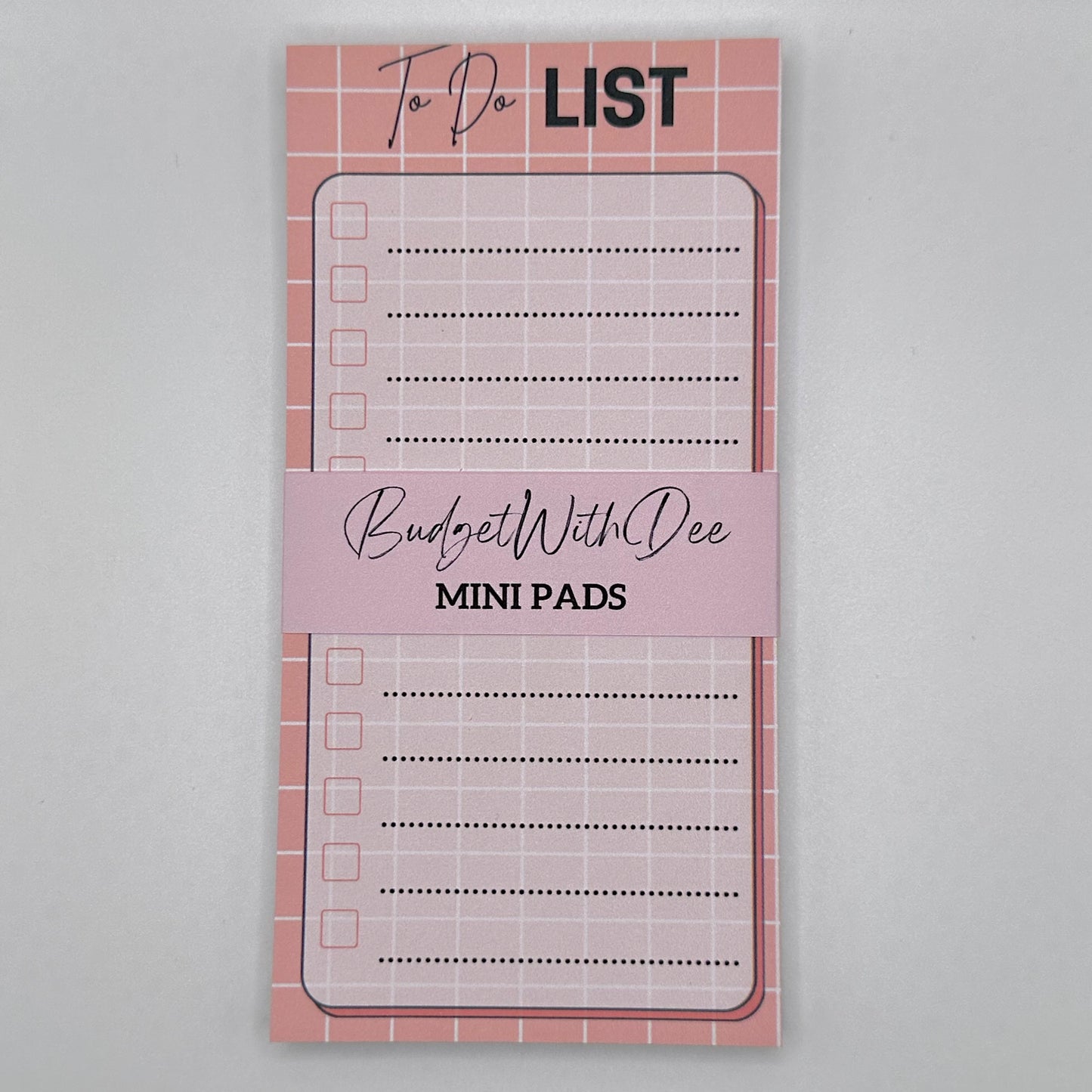 To Do List Tear Off Notepad