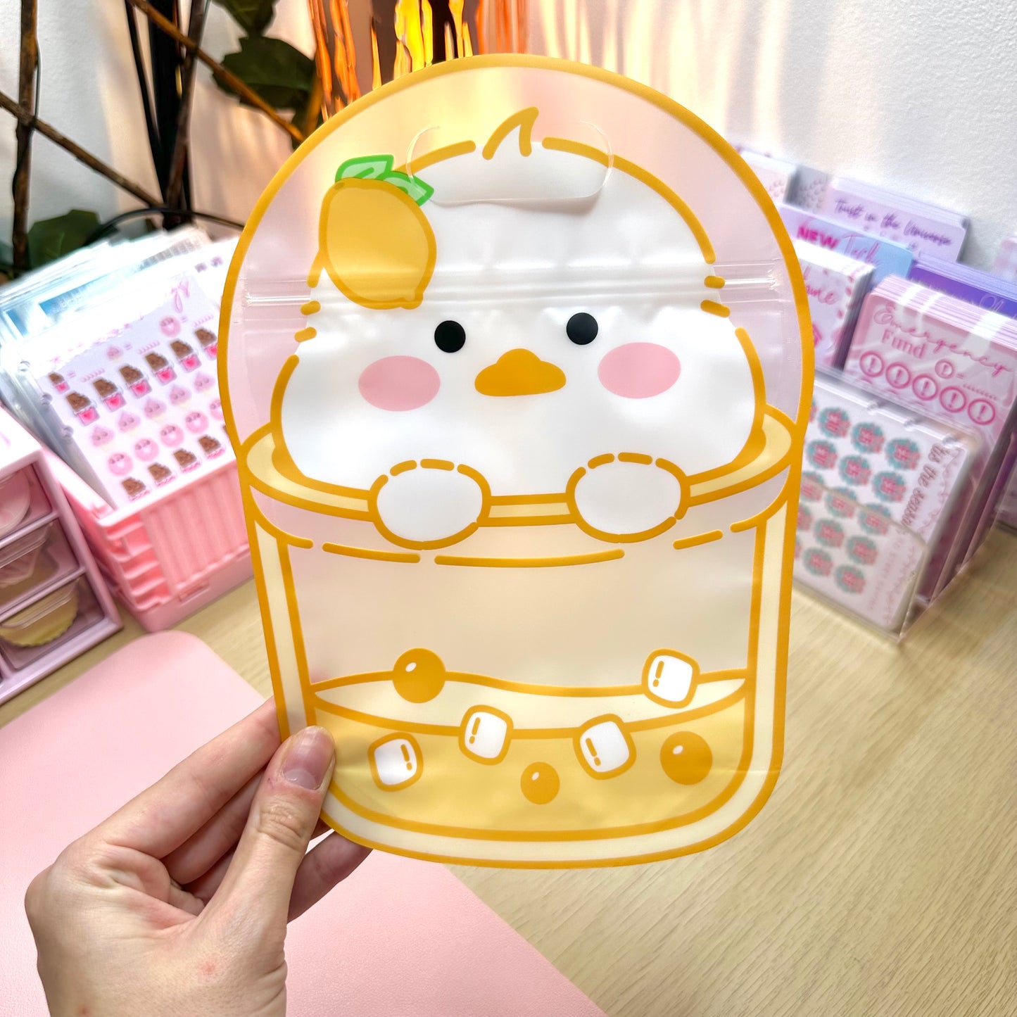 Cute Boba - Large Coin Pouch