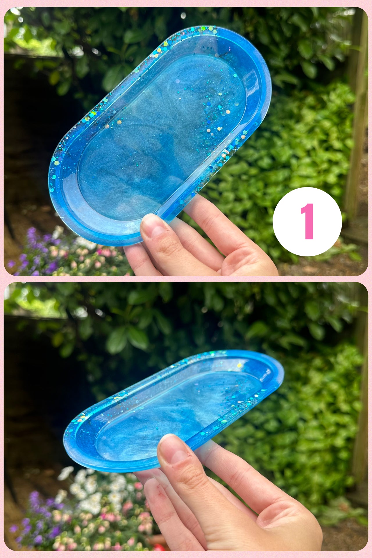 Handmade Resin Coin Tray