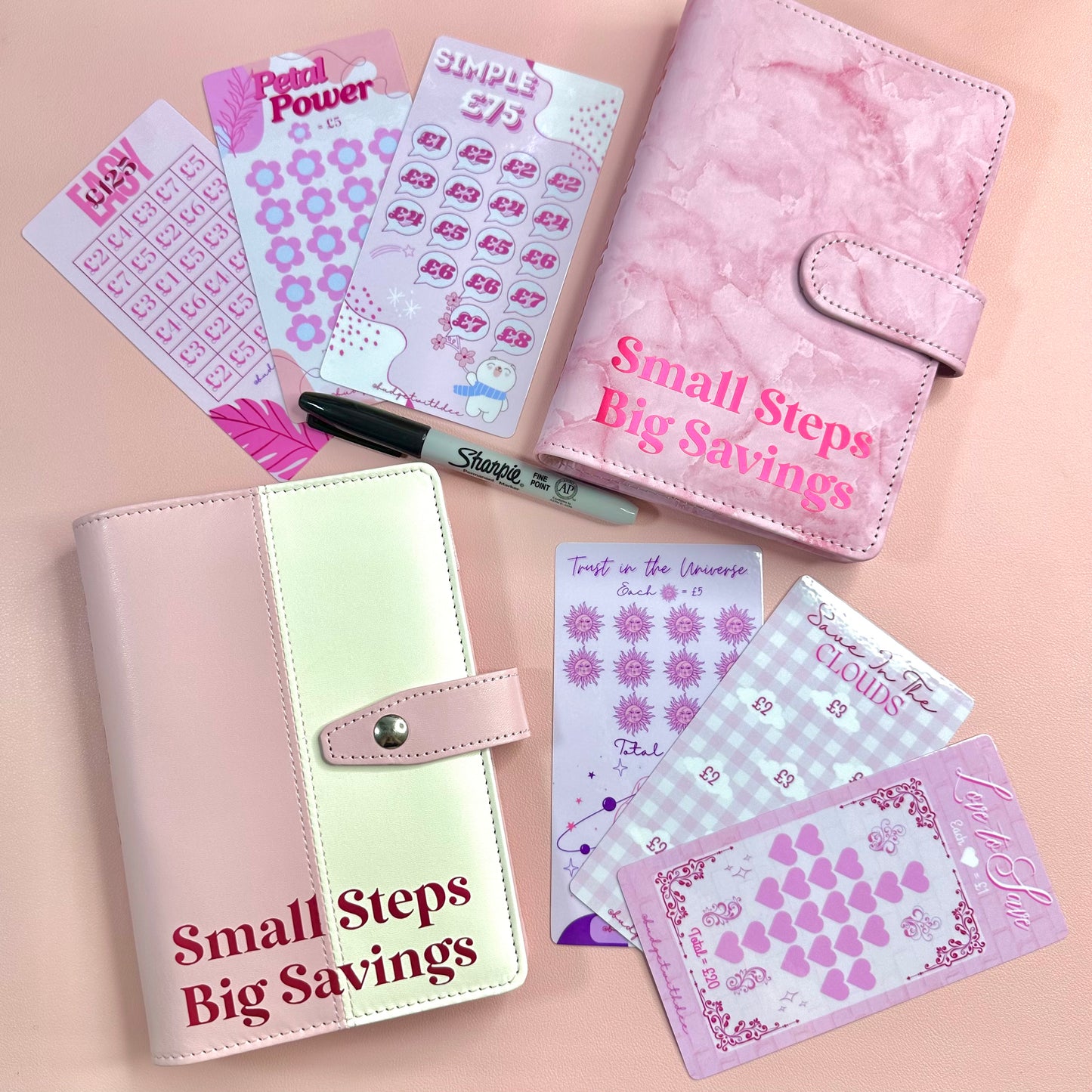 Small Steps, Big Savings - Mini Challenges Binder Bundle