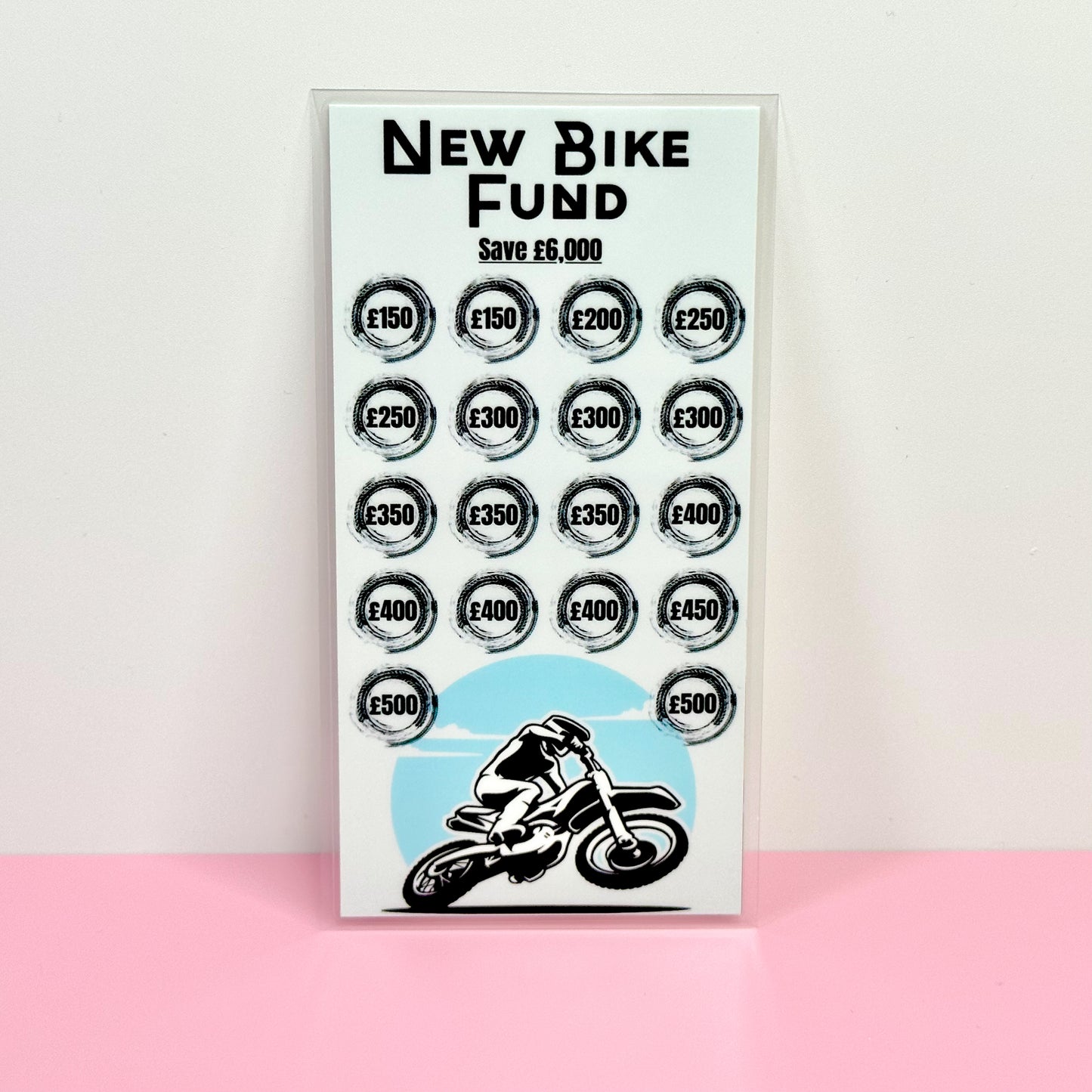 New Bike Fund - Laminated Savings Tracker