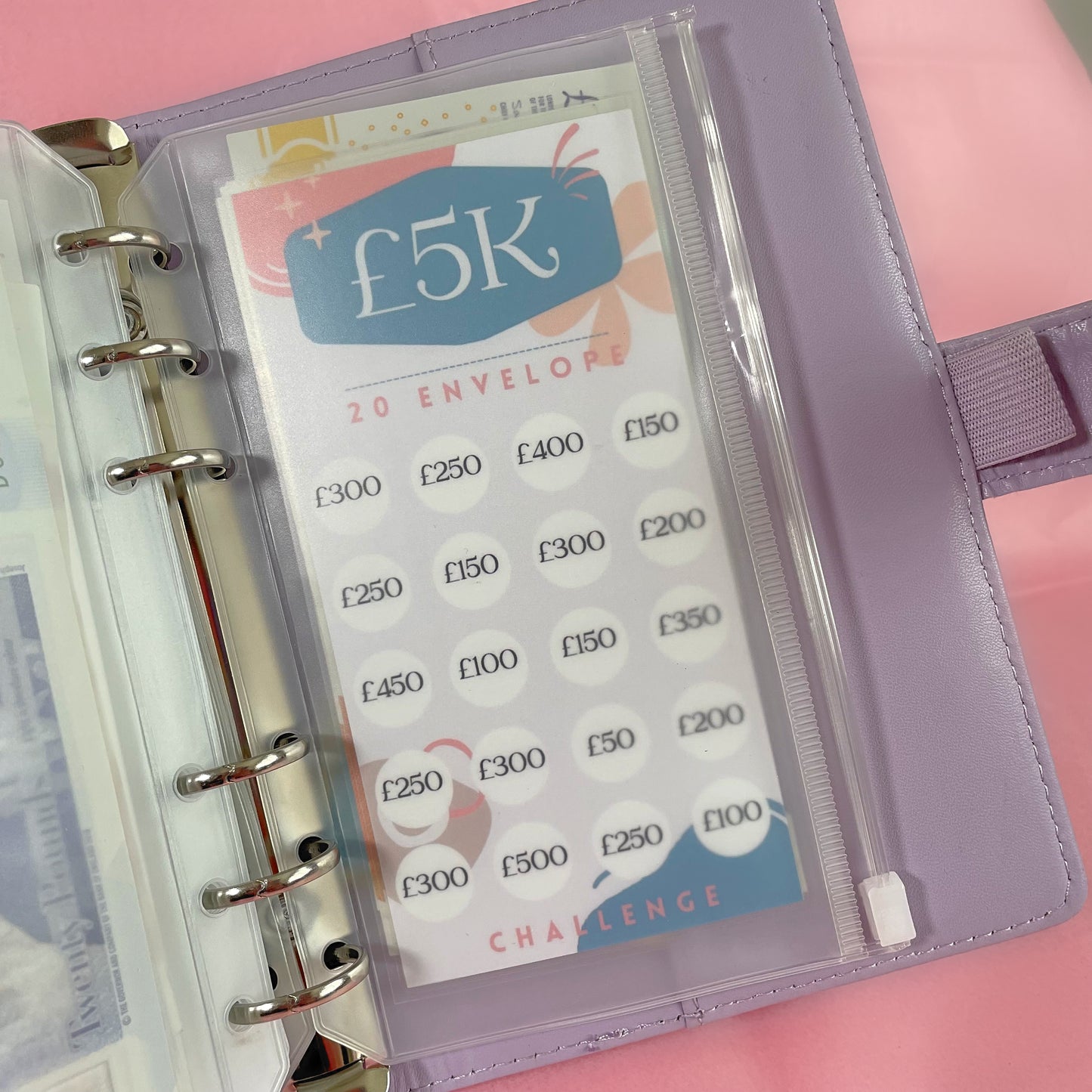 The Big £5k! 20 Envelope Challenge | Laminated Savings Tracker