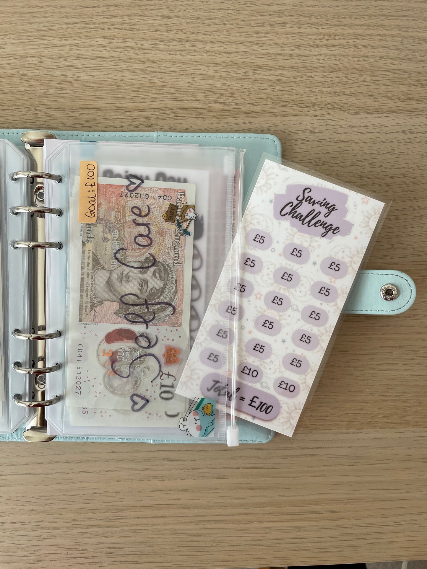 £100 Saving Challenge (18 Weeks!) - Laminated Tracker